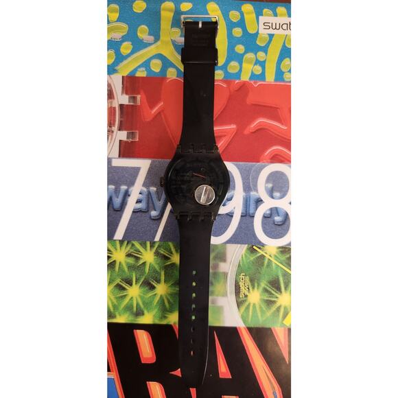 Swatch Watch JUST ENOUGH SUDM101 2003 X-LARGE With box and battery - Picture 4 of 7